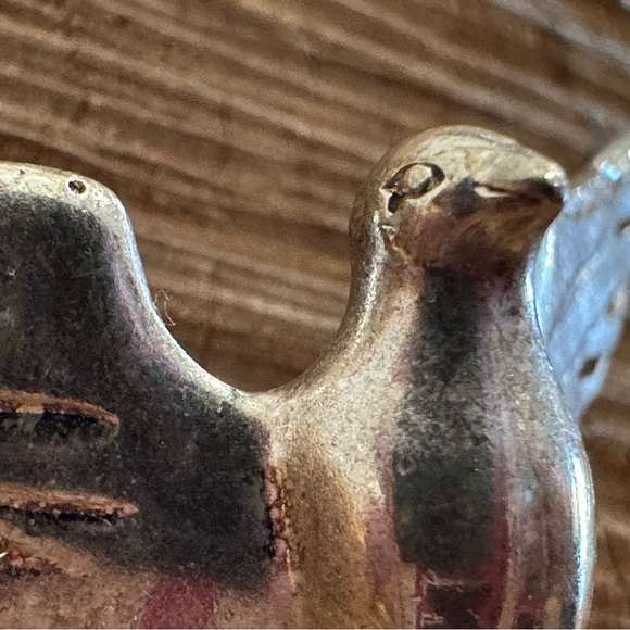 Fossil Silver Bird Necklace - Picture 4 of 13